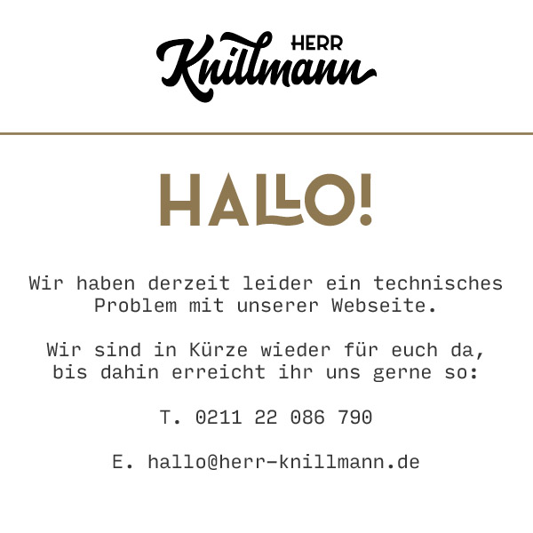 HERRN KNILLMANN tut's leid